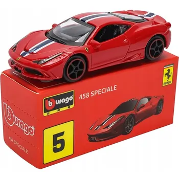 autíčko BBurago Ferrari 458 Speciale 1:64 Kovový model Ferrari – Oficiální produkt Ferrari Model