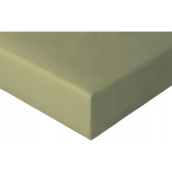 Prostěradlo Prostěradlo s gumou JERSEY 180x200 HNĚDÉ, 100% Bavlna, Matrace 25 cm