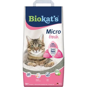Podestýlka pro kočku Stelivo Biokat's Micro Fresh Vůně Květiny 14 L