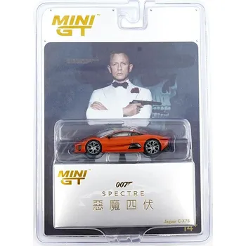 autíčko Jaguar C-X75 James Bond 007 Spectre Chinese Packaging 1:64 - MiniGT Jaguar C-X75 - kovový model