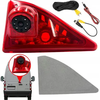 HD couvací kamera pro dodávku Opel Movano 2010-2016, 6x IR, IP68, noční vidění