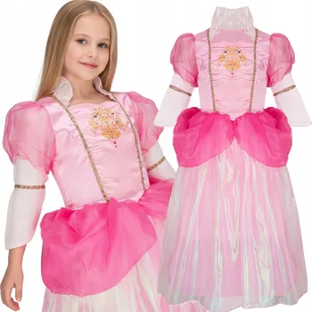 Karnevalový kostým Karnevalový kostým, maškarní Kostým , princeznovské Šaty velikost L 128-134