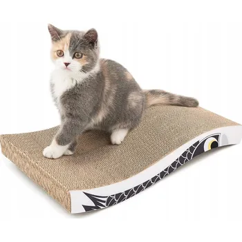 Vlnitá škrabadla SkyNova pro kočky do 60 cm