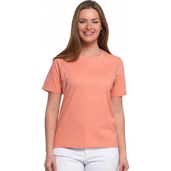 Dámské tričko TRIČKO T-SHIRT DÁMSKÉ BAVLNĚNÉ BEZ BOČNÍCH ŠVŮ KLASICKÉ MORAJ XXL