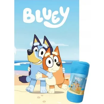 Dětská deka Koc Polarowy Bluey 100x150 cm Měkká a Hřejivá Dětská Deka