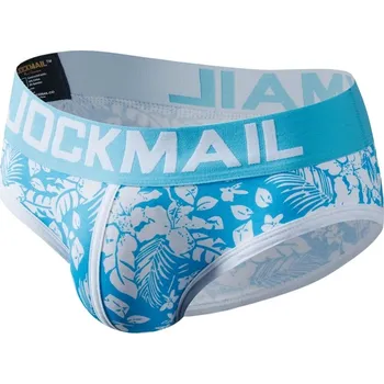 Slipy Pánské bavlněné slipy JOCKMAIL s květinovým potiskem - XXL