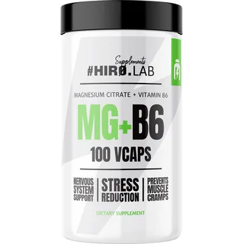 Doplněk stravy Hiro.Lab Magnesium Citrát + Vitamín B6 kapsle 100 ks