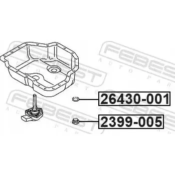 Olejová vana Febest 2399-005 Vypouštěcí šroub oleje, olejová vana
