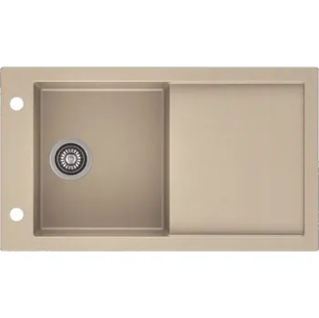 Granitový dřez Jednokomorový granitový dřez ZEUS béžový