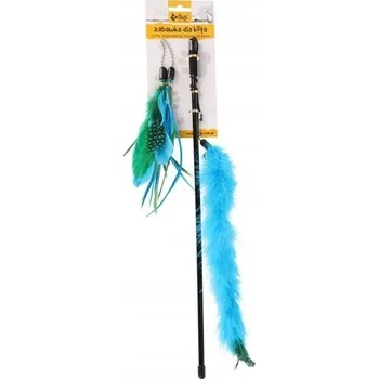 Hračka pro kočku Hračka pro kočky Dingo - okouzlující rybářský prut se třemi vyměnitelnými hračkami
