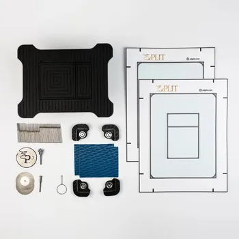 Splachovací tlačítko Edplit Skryté splachovací tlačítko kompatibilní s GROHE (černé)