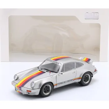 autíčko Porsche 911 RSR Kremer Rally Design 1973 Stříbrná Solido 1:18 Model Auta