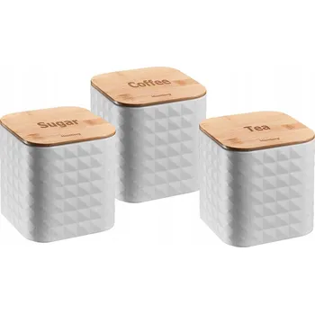 Dóza na potraviny Sada 3 dóz na káva, čaj a cukr Klausberg