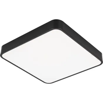 STROPNÍ SVÍTIDLO NÁSTĚNNÝ LED černý STROPNÍ SVÍTIDLO 40 cm ČTVEREC do pokoje PANEL