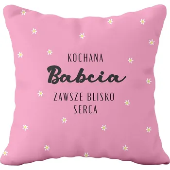 Povlak na polštářek Povlak na polštář 40x40 cm Milovaná babička, navždy v srdci