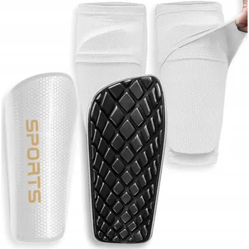 Fotbalový chránič Chrániče holení velikost vel. bílé