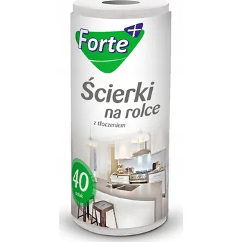 Utěrka Utěrka z viskózy Forte+ v balení po 40 ks bílá