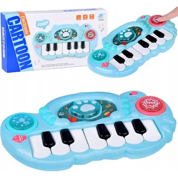 Hračka pro nejmenší Interaktivní varhany Barevná Hračka hudební pro dítě IN0177