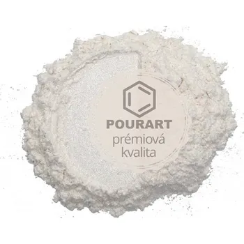 PourArt Metalický prášek DK9401 Pearl Porcelan White 10g