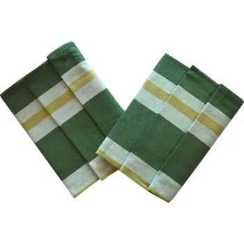 Utěrka Svitap JHJ Velmi savá hadřík 50 x 70 cm Zeleno-žluté proužky 3 ks