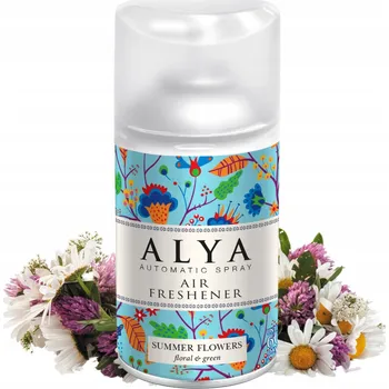 Osvěžovač vzduchu Alya Summer Flowers osvěžovač vzduchu ve spreji, vhodný i do automatických dávkovačů, 60 dní, 250 ml