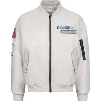 Pánská casual bunda Preach Patch Bomber světle šedý XL