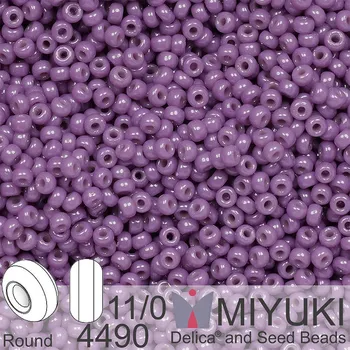 Korálek Korálky Miyuki Round 11/0. Barva 4490 Duracoat Dyed Opaque Anemone. Balení 5g.