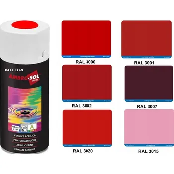 Barva ve spreji Akrylový lak Ambro-Sol V4003000 červený, 400 ml