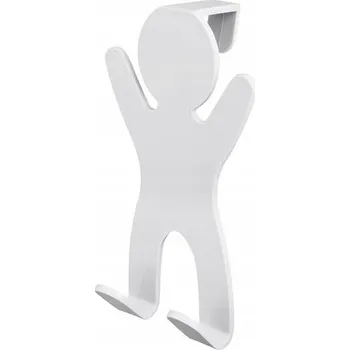 Věšák Háček bez vrtání Bisk šedý