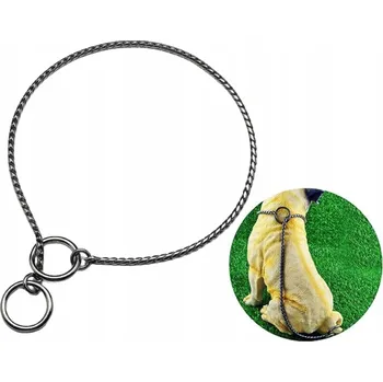 Obojek pro psa Stahovací obojek pro psa, výstavní, velikost M