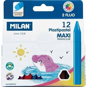 VOSKOVKY MAXI PLASTIPASTEL 12 BAREV MILAN