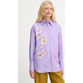 Dámská košile Bavlněná košile MAX&Co. 2526116071200 fialová 45X, vel. 42