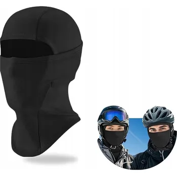 Kukla TERMOAKTIVNÍ KUKLA BALACLAVA ZIMNÍ NA ZIMU ČERNÁ TERMO