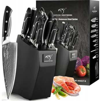 Kuchyňský nůž SADA PROFESIONÁLNÍCH NOŽE ULTRA NŮŽ BLOKOVÝ ŠÉFKUCHAŘSKÝ NŮŽ NA MASO, DÁREK