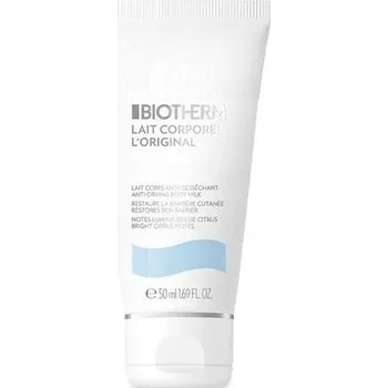 Tělové mléko Biotherm, Lait Corporel L'original, hydratační tělové mléko, 50 ml