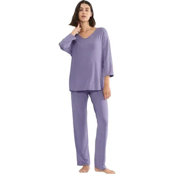 Dámské noční prádlo Dámské pyžamo TRIUMPH TIMELESS SENSUALITY PK 3/4 SLEEVES LILAC 44 0