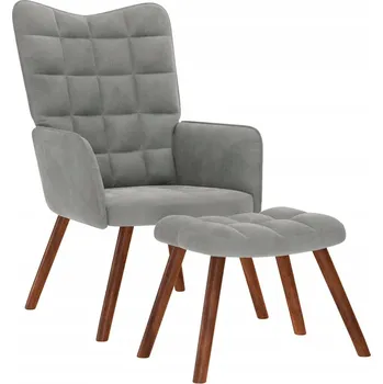 Křeslo Křeslo tradičního stylu VidaXL šedé