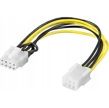 Kabel do PC Adaptérový kabel Akyga AK-CA-07 Pci Express 6-pin (samice)