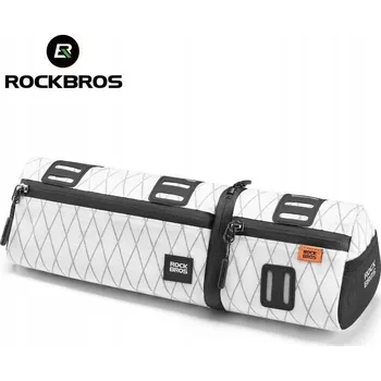 brašna na kolo ROCKBROS Brašna na kolo 2v1 Dvojitá 2L Podsedlová Přední Brašna Bílá