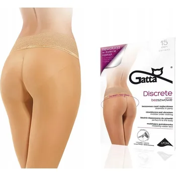 Dámské oblečení Punčocháče bezešvé Gatta Discrete, zlaté, 2-S