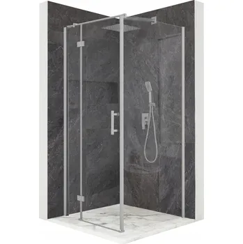 Sprchový kout TECHSANIT 90x90 cm otevírací sklo 6 mm