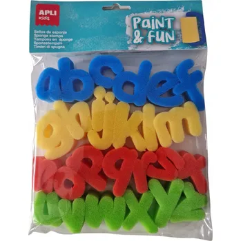 Dětské razítko Razítka z houbičky Apli Kids - Malá Písmena