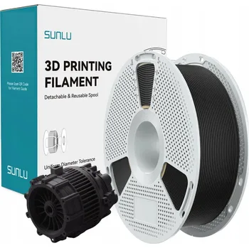Filament Sunlu PA6-GF Black Nylon-6 Skelné Vlákno Černá 1kg
