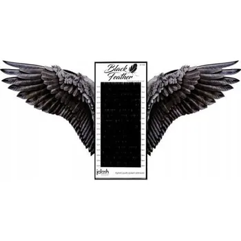 Umělé řasy Řasy Jolash Black Feather Volume Mix C 0,07 7-13 mm černé