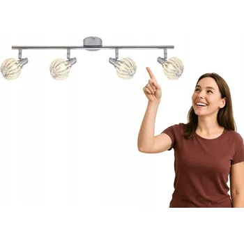 Bodové svítidlo Bodové kulatý svítidlo Italux stříbrné