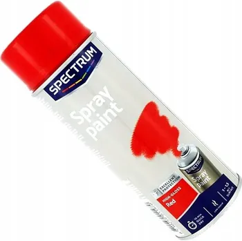 Barva ve spreji BARVA 400ML VE SPREJI ČERVENÁ LESKLÁ AKRYLOVÁ BARVA