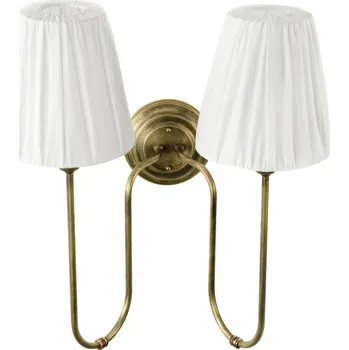 Nástěnné svítidlo Mosazná nástěnná lampa LAW Twin