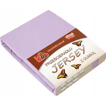 Prostěradlo Prostěradlo jersey s gumou 80x200 vřesové 036 KARO