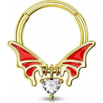 Piercing Piercing do nosu/ucha - netopýr, clicker, septum - OCEL
