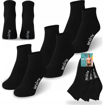 Pánské ponožky Ponožky Bad Surfer černé, velikost 43-46